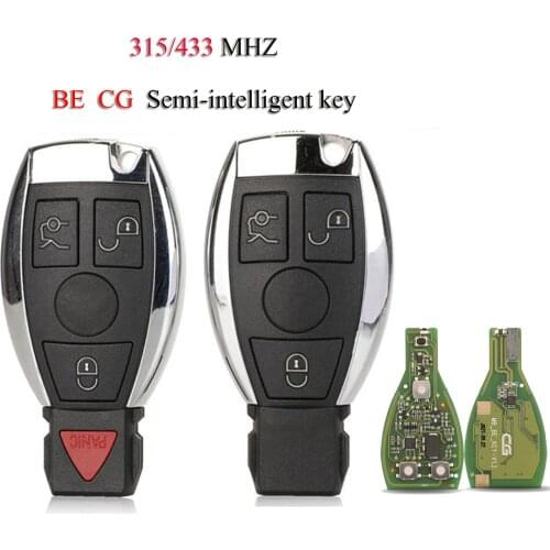 Kutery CG BE Semi-intelligent Remote Key For Mercedes Benz ML R GL W210 W220 315/433MHz BGA System