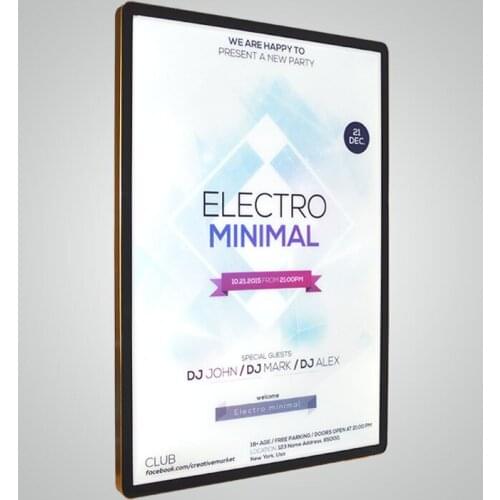 Menu board led light box sign box light led super thin light box