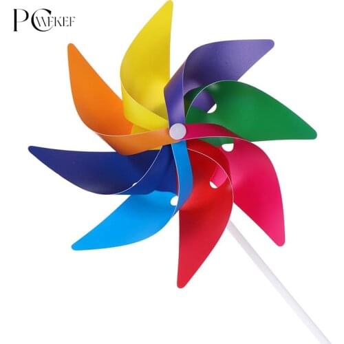 Lovely Handmade Windmill Garden Party Outdoor Wind Spinner Ornament Kids Toys