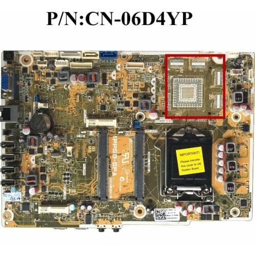 SZWXZY Excellent For DELL Inspiron One 2320 AIO Laptop Motherboard IPPSB-SFA H61 CN-06D4YP 06D4YP 6D4YP 100% Working