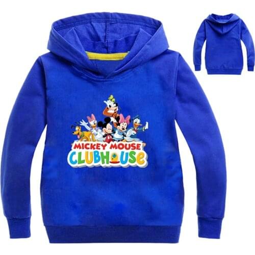 2019 New Mickey Mouse Donald Duck Hat Guard Leisure Top Childrens Multi colored Hoodies sweater Boys and girls clothes