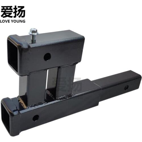 Heavy Duty Steel Trailer Bar Plug Towing Bar 4x4 trailer Multi-function Double Hitch Receiver