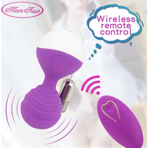 Man Nuo Smart Ball Vibrator Kegel Ball Ben Wa Ball Vagina Tighten Exercise Machine Sex Toy for Women Vaginal Geisha Ball