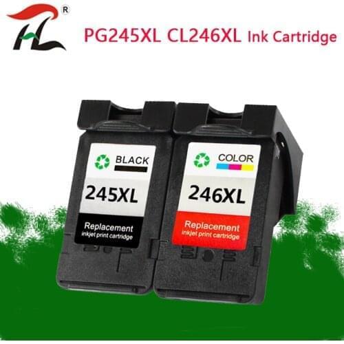 YLC PG245 CL246 Ink Cartridges replacement for Canon PG245XL 245XL CL 246XL for Pixma iP2820 MX492 MG2924 MX492 MG2520 printer
