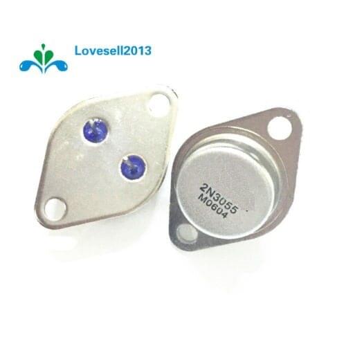 10Pcs 2N3055 TO-3 NPN AF Amp Audio Power Transistor 15A/60V