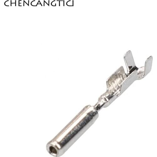 10 Pcs Automotive Round Crimp Electrical Wire Terminal Loose Metal 0.8 mm Pins For Auto ECU Connector 15452126