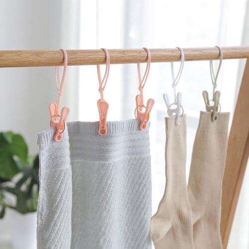 12PCS Clothespin portable household travel hanger towel socks clothespin clothesline windbreaker clothespin