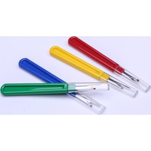 500pcs Fashion Plastic Handle Craft Thread Cutter Seam Ripper Stitch Unpicker Sewing Tool Accessories NO151