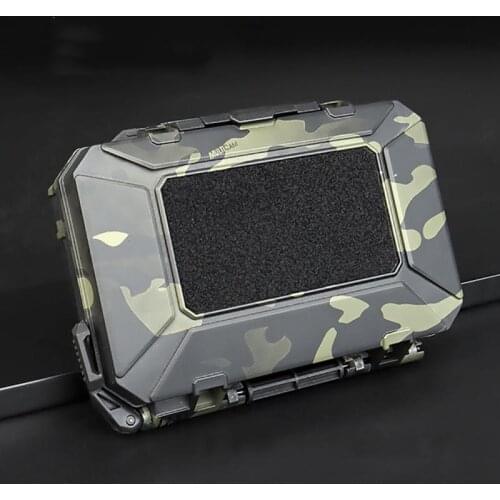 Outdoor Camping Storage Box Waterproof Toolbox Airtight Instrument Case Hang On Vest Tactical Shockproof Case Instrument Case