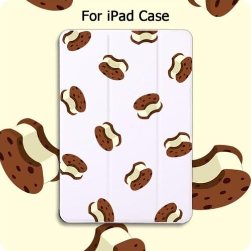 10.2-in iPad 2019 Flip Case Fruit printing For iPad Mini 5 4 Tablet Case Auto Sleep Wake For iPad Case 7th generation PU Protect