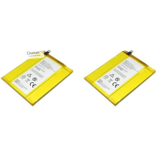 Ciszean 2pcs/lot Replacement Battery For ZTE Grand X Z988 Max2 Li3934T44P8h876744 3400mAh / 13.1Wh Batteria Batterij Batteries