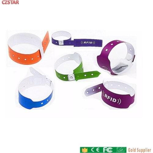 5pcs colorful wrist bracelet Sports Racing Timing System school attendance triathlon waterproof UHF RFID Wristband Tag