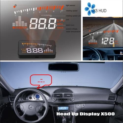 For Mercedes Benz E MB W210 W211 W212 W213 W214 C207 Safe Driving Screen Car HUD Head Up Display Projector Refkecting Windshield