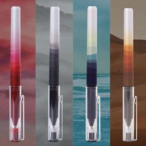 4 Colors/Pack Stationery School Office Writing Painting Luxury Roller Ball Ballpoint Cute Funny Gel Pens Bullet Journal