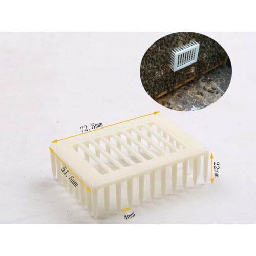 20 Pcs Bee Queen Cage Protective Cover Cages Beekeeping Equipment Plastic King Prisoner Beekeeping Tools