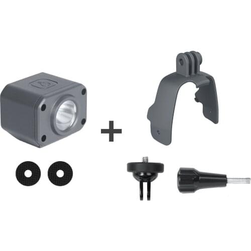 DIY Sunnylife 1/4 Screw Hole Expansion Mount Bracket Adaptor& Searchlight Set Upgrade Accessories For DJI FPV Drone