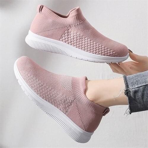 New Women Sneakers Fashion Socks Shoes Casual Shoes Summer knitted Vulcanized Shoes Woman Trainers Tenis Feminino A984