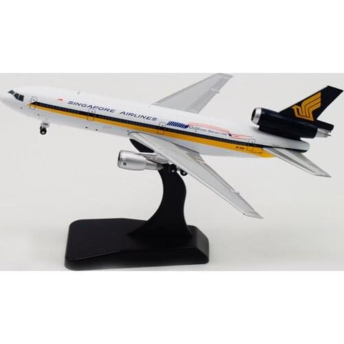 Diecast 1/400 Scale McDonnell-Douglas Singapore Airlines DC-10-30 9V-SDC Plane Model Toy Alloy Aircraft Collectible Git
