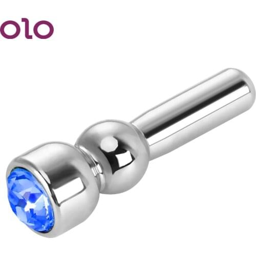 OLO Stainless Steel Masturbator Urethral Dilators Diamond Catheters Sounds Penis Plug Sex Toys for Men