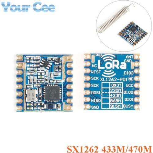SX1262 Wireless Transceiver Module Lora Module Spread spectrum 433M/470Mhz Wireless Communication LORA/GFSK with Antenna