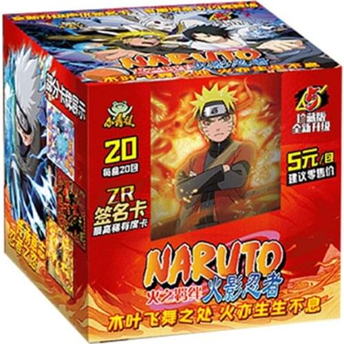 Narutoed Cards Fetters Fire Otsuki Kaguya Uzumaki Six Immortals Sasuke KakashiSSR TR Collection Game Cards For Children Gift