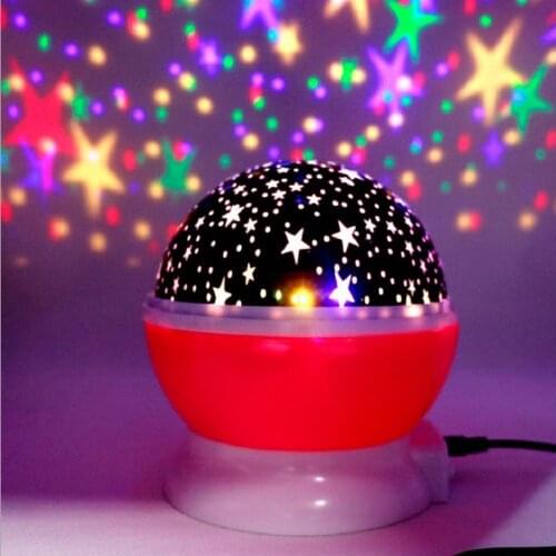 Novelty Luminous Toys Romantic Starry Sky LED Night Light Projector Battery USB Night Light Creative Birthday Gifts For Children