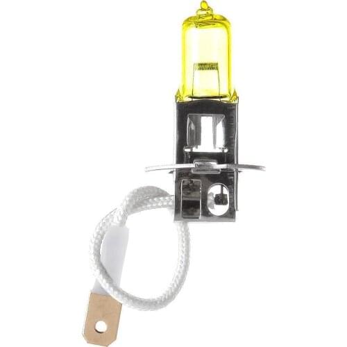 NEW 2Pcs H3 12V 55W 3000K Super Bright Yellow Car Headlight Bulb Bulb Bulbs Auto Light Head Light Source Automobiles Fog La E4D3