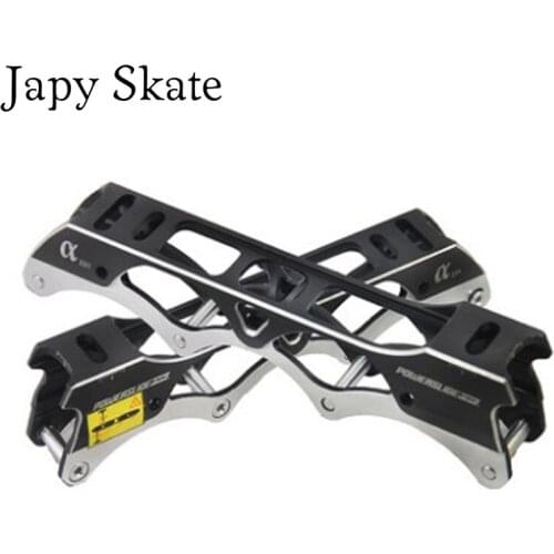 Japy Skate Original Powerslide Alpha 243mm Rocking Inline Skating Frames Rockered Basin For SEBA Slalom Skates Base Rockering