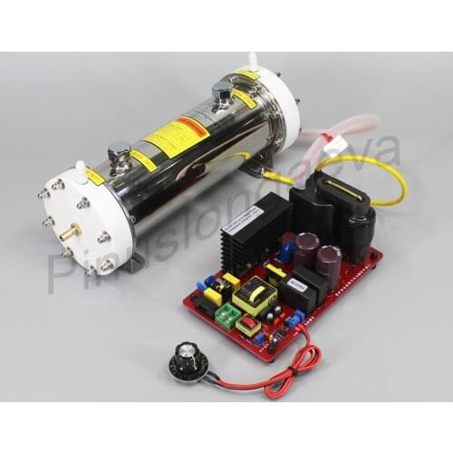 Pinuslongaeva 20G/H 20grams adjustable Quartz tube type ozone generator Kit water cooling built-in 316L stainless steel tube