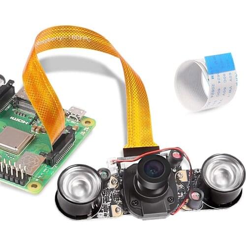 Raspberry pi 2 3 Model B B+ Zero W Camera Night Vision Camera 5MP OV5647 Webcam Video 1080p 2pcs Infrared LED Automatic IR-Cut