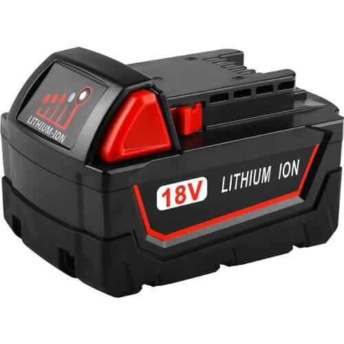 High Quality 18V 6000mAh Li-Ion Replacement Power Tool Battery for Milwaukee For M18 XC 48-11-1815 M18B2 M18B4 M18BX Li18