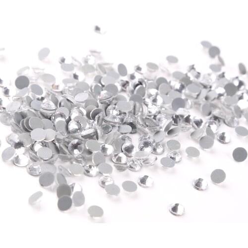 Glass Stone DMC HotFix Rhinestones Clear SS10(2.7-2.9mm) flatback strass hotfix crystal flatback round for clothes designs