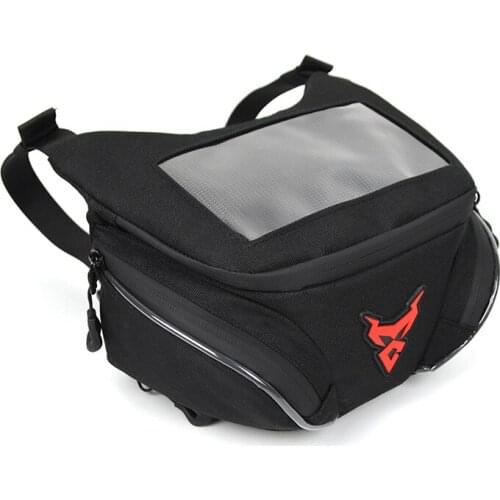 Front Motorcycle Bag Touch Screen Waterproof Oxford Cloth Backpack Storage Waist Bag Pedal Moto Mobile Phone Scooter Motorbike