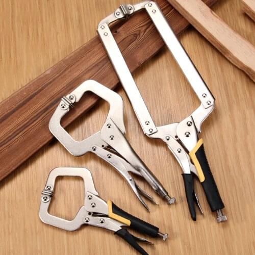 C-shaped Clamping Pliers Industrial Grade C Clamp Universal 7/11/14/18 Inch Flat Head Quick Clip Adjustable Quality Fixing Tool