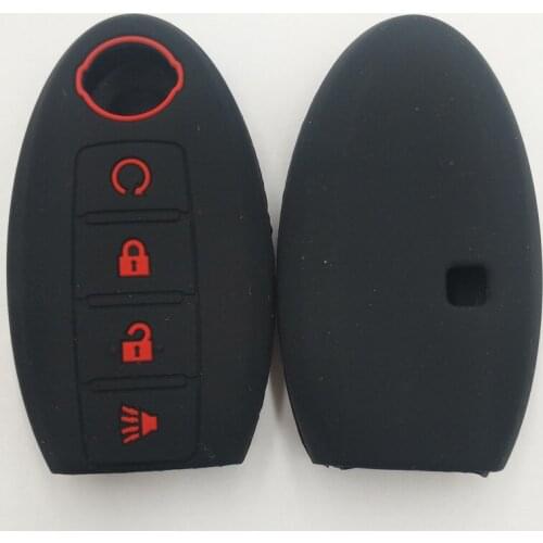1PC Key Cover For Nissan Quest Armada Sentra 350Z Altima Maxima Infiniti For KBRASTU15 Gu Shi Old Models Silicone Case For Keys