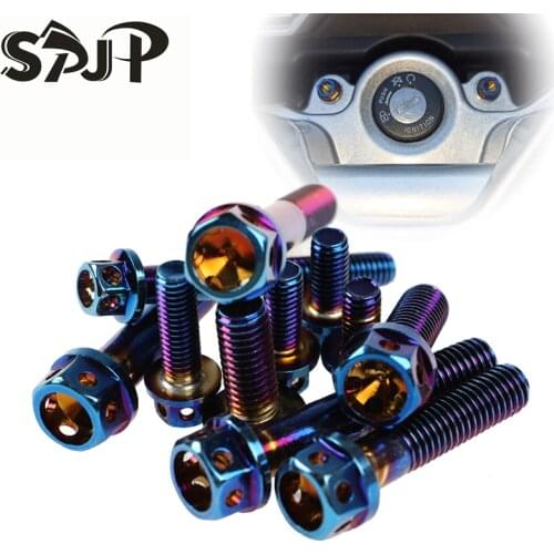 1pcs M6 Motorcycle Schroeven Moer 304 Stainless Steel Bout Buiten Hex Head Cap Bouten M6 Screws 10/15/ 20/25/30/35/45/45/50/55mm