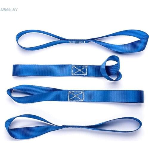 1Pc Nylon Wrap Rope Band Strap Soft Luggage Bandage Towing Ropes Motorcycle Car Tie Downs Stowing Tidying Hauling Belt Straps