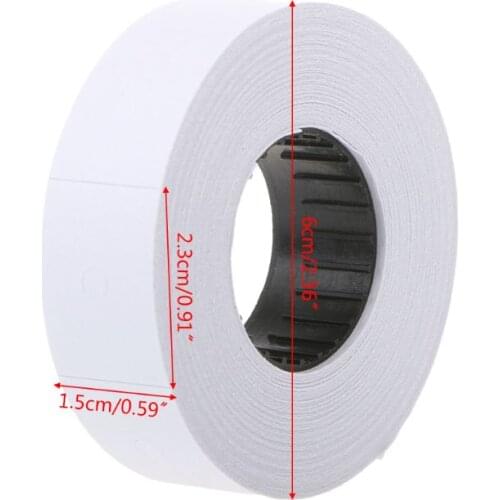 10 Rolls Price Label Paper Refill Tag Mark Sticker Double Row For MX-6600 Labeller Gun W91A