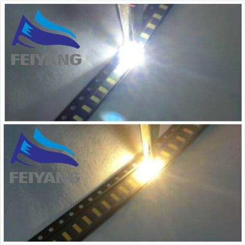 1000pcs SMD 3014 LED 0.1W 10-12LM 6000-6500K White 3014 SMD LED beads 3014 Diodes CW