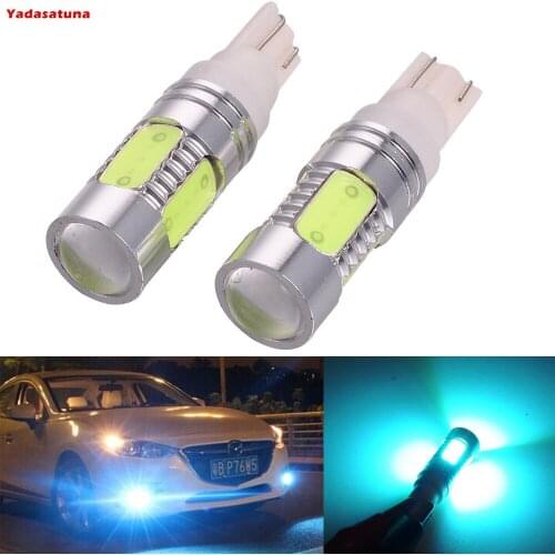 2 Piece Super Bright 7.5W 194 168 175 2825 921 T10 W5W Ice Blue Error Free CANBUS Wedge LED Car Lights Bulb Clearance Wedge DRL