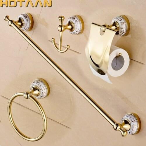 Free shipping,Stainless Steel + ceramic Bathroom Accessories ,Paper Holder,Towel Bar,Towel Ring,bathroom sets,YT-10200-A