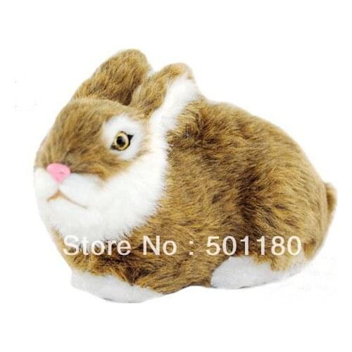 Free shipping lucky charm artificial crafts rabbit decoration rabbit figurine toy mini rabbit furry animal birthday gift