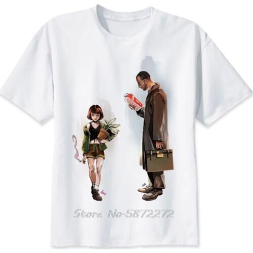 Leon The Professional T-Shirt Men Summer Fashion Tshirt Casual White Print T Shirt Male Comfortable Boy Top Tees Sweatshirt