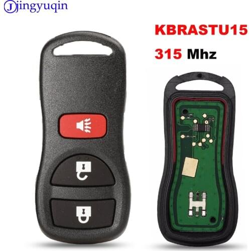 Jingyuqin Key Fob KBRASTU15 3 buttons 315Mhz For Nissan Armada Frontier Murano Pathfinder Quest Titan Xterra 2005 2006 2007