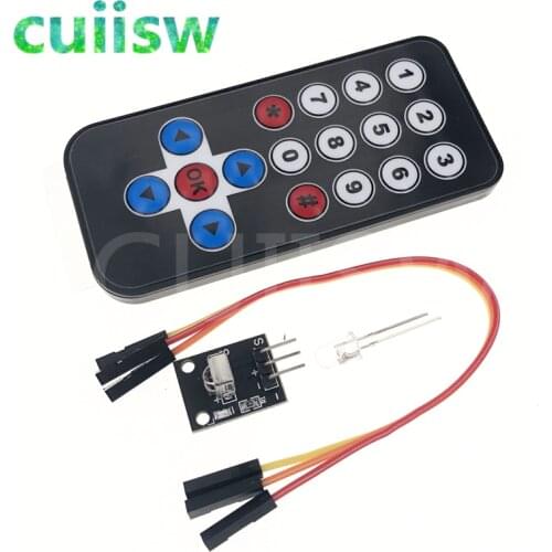 1LOT Infrared IR Wireless Remote Control Module Kits DIY Kit HX1838 for arduino Raspberry Pi