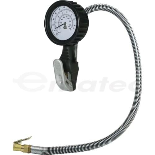 Dial Tyre Pressure Gauge Taiwan Made LEMATEC Portable Car Tire Inflator Tool Heavy Duty