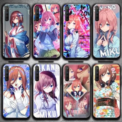 Cartoon Anime Miku Nakano Phone Case For OPPO Realme 6 Pro C3 5 Pro C2 RENO2-Z A11X XT