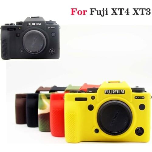Soft Rubber Silicone Skin Protective DSLR Camera Bag Body Cover Protector Case For Fujifilm X-T4 X-T3 Fuji XT4 XT3