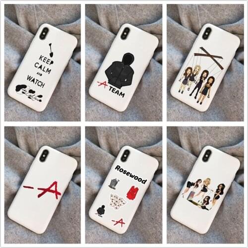 Pretty Little Liars PLL TV Show TPU soft silicone phone case for iphone 11 pro max 8 7 6 6 s Plus X XS MAX XR 5S SE PINK cover