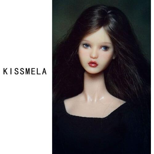 Limited Sale Girl Kissmela Beigeskin Anne Doll Head Suit For 1/6 Doll Body DIY without Makeup